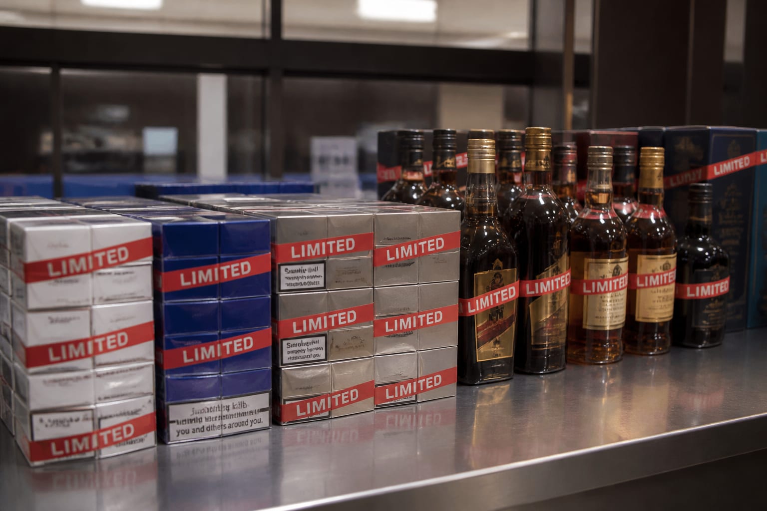 Noi limite pentru cantitățile de țigări și alcool care pot fi aduse în țară fără taxe