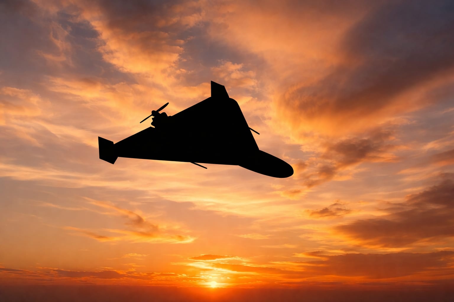 O dronă a survolat județul Tulcea timp de 10 minute după ce a intrat în spațiul aerian al României