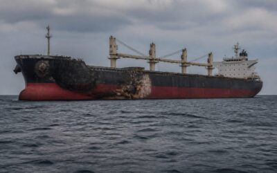 O navă comercială rusă a fost scufundată de drone ucrainene în Marea Neagră