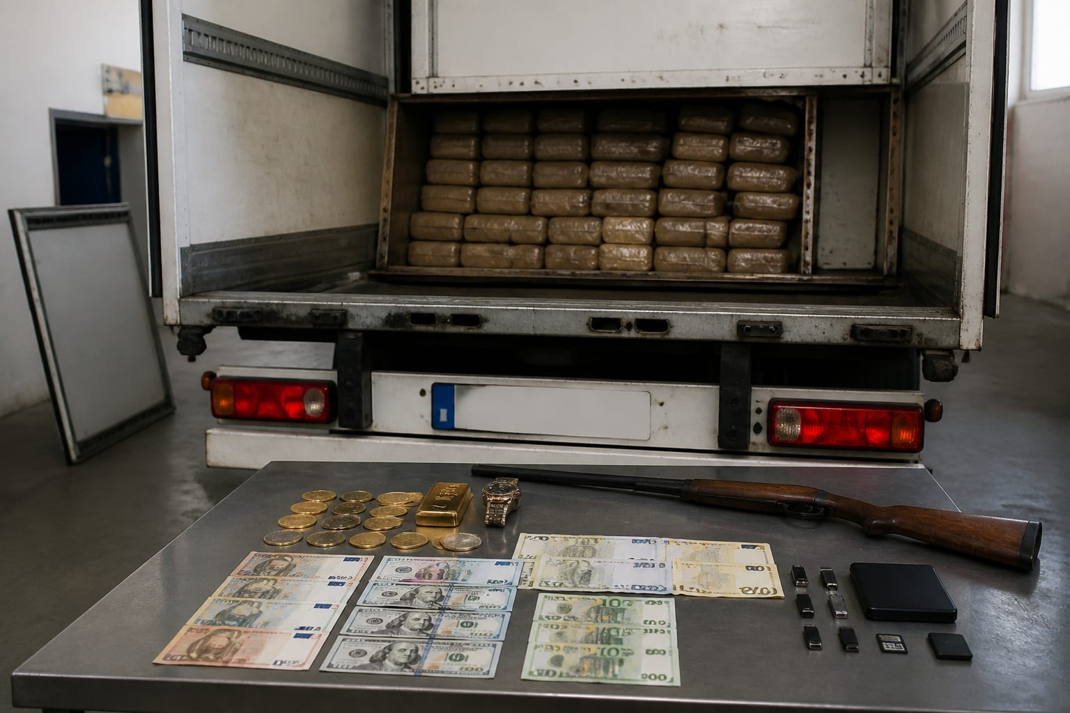 Rețea internațională de trafic de droguri destructurată în operațiunea Matrix cu capturi de 1,7 tone și active de 400.000 de euro