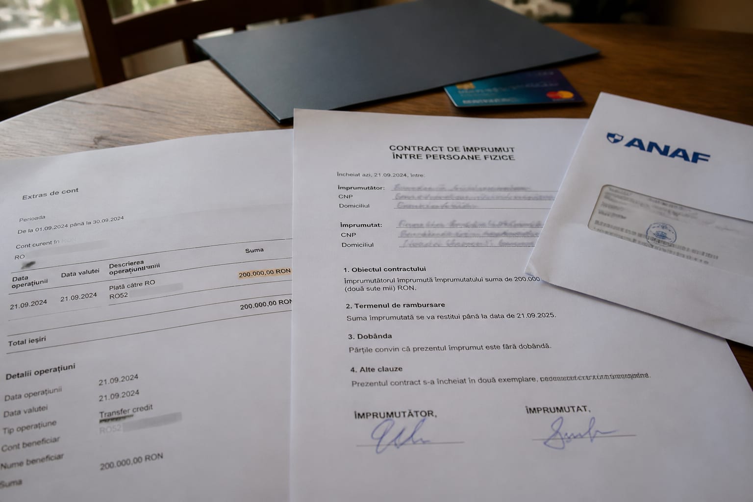 Transferurile de bani între rude pot fi impozitate cu 70% în lipsa documentelor justificative