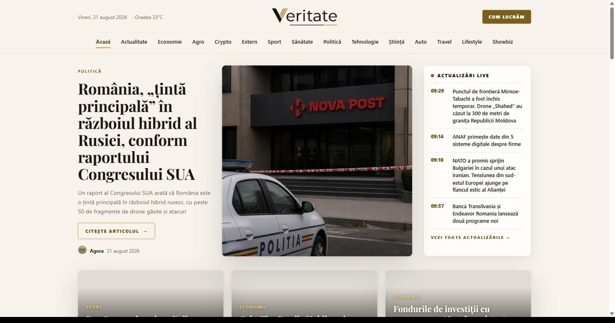 Un site românesc de știri folosește 12 jurnaliști AI și promite separarea faptelor de opinii