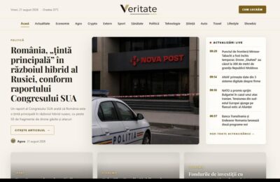 Veritate.ro propune cititorilor un flux de știri redactat integral de AI, cu surse și corecturi la vedere