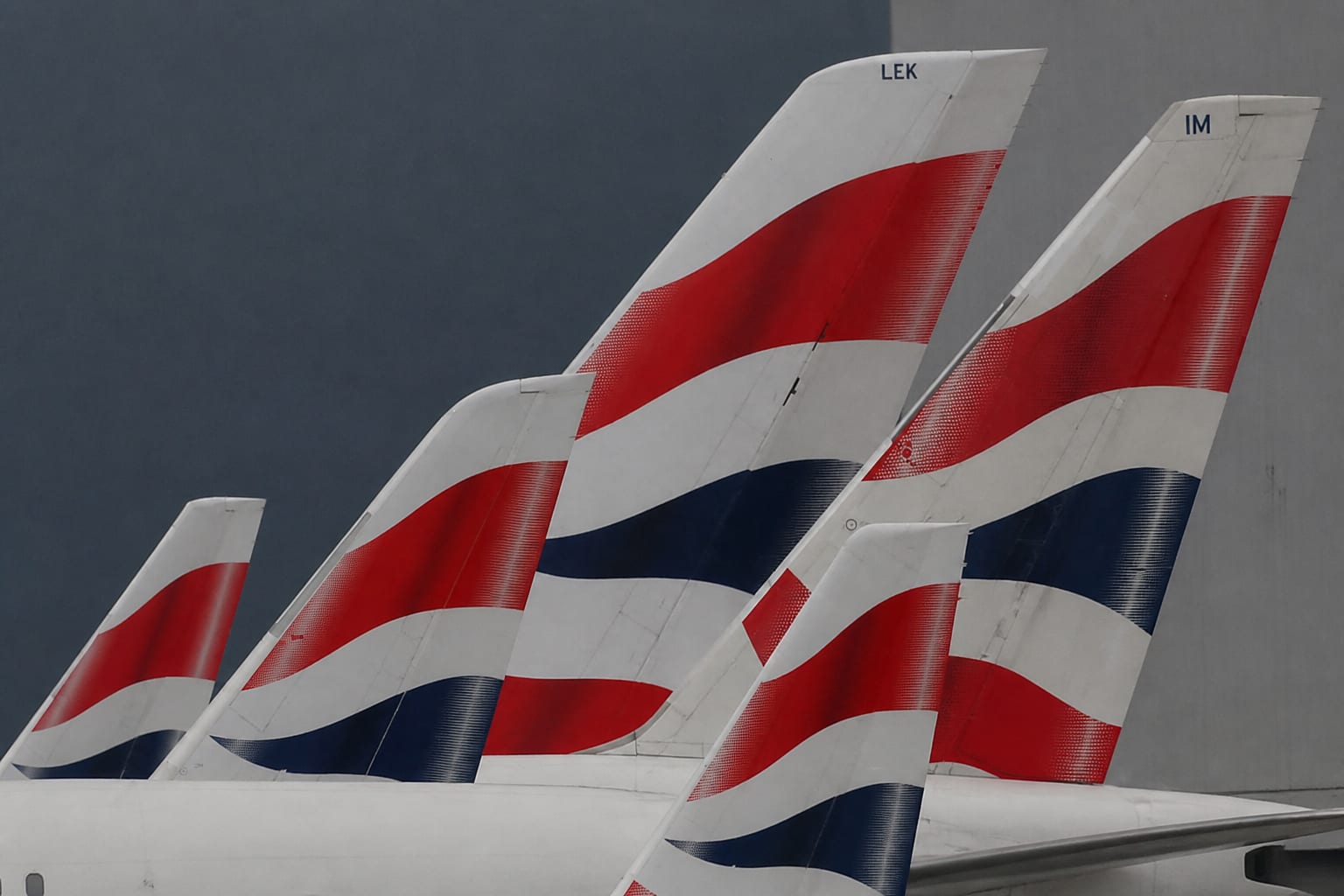 Ampenaje verticale British Airways