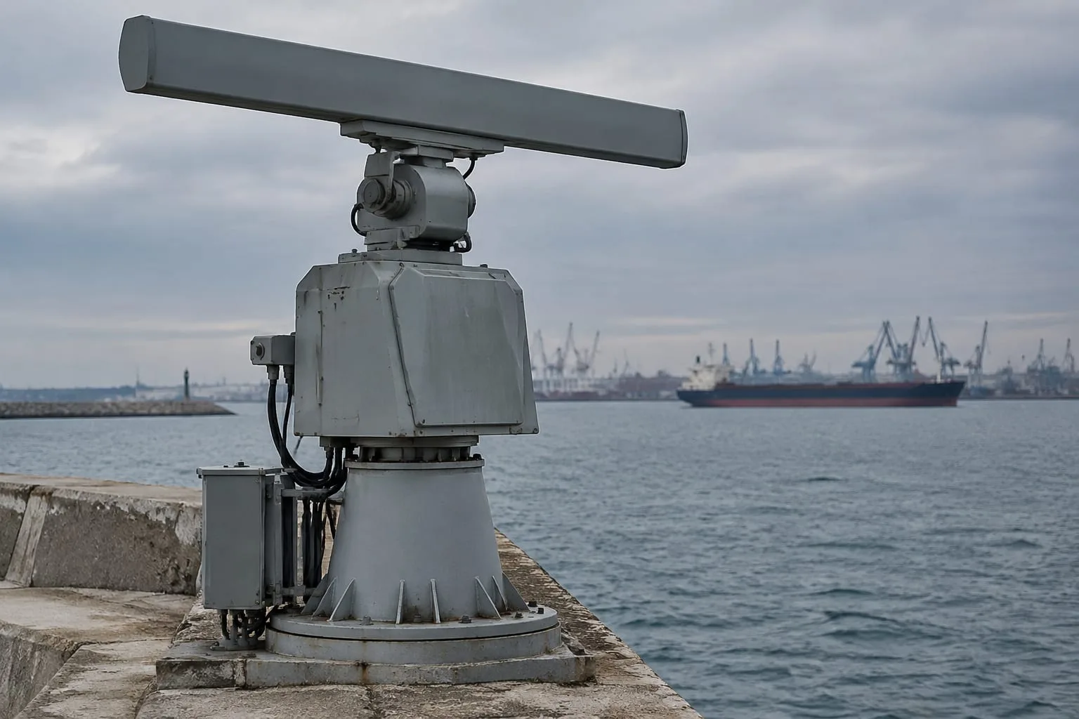 Radar pentru supraveghere maritimă în Constanța