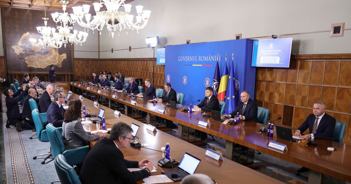 Ședință de guvern noul cabinet